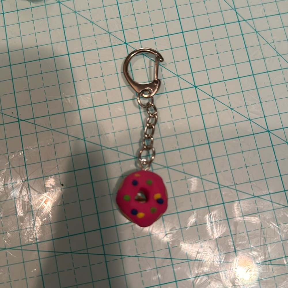Homemade Donut Keychain